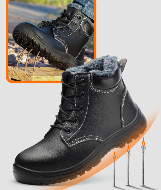 Waterproof Safety Work Shoes for Men Steel Toe Anti-Smash Anti-Puncture Sneakers Durable Non-Slip Protective Footwear Comfortable Breathable Construction Safety Boots