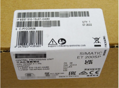 Brand-New 6ES7510-1SJ01-0AB0 SIMATIC ET 200SP CPU Good Price and Quantity