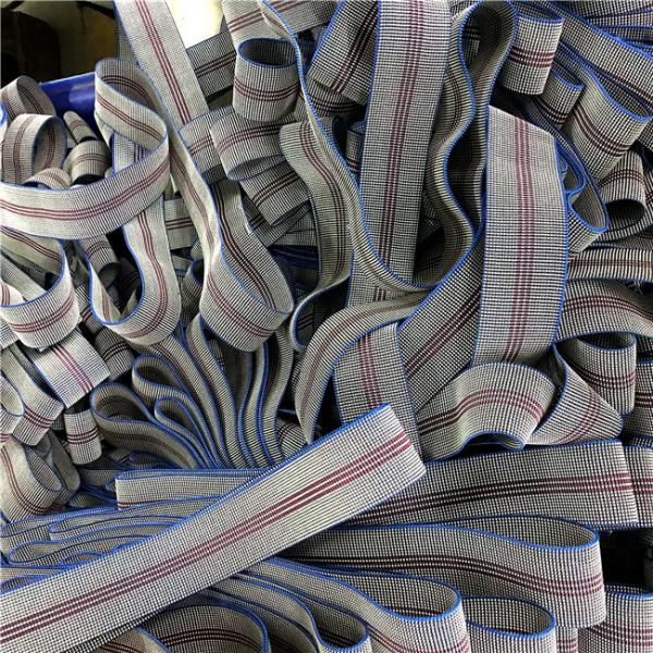 High quality Sofa Elastic Webbing 50mm Blue color made by good rubber