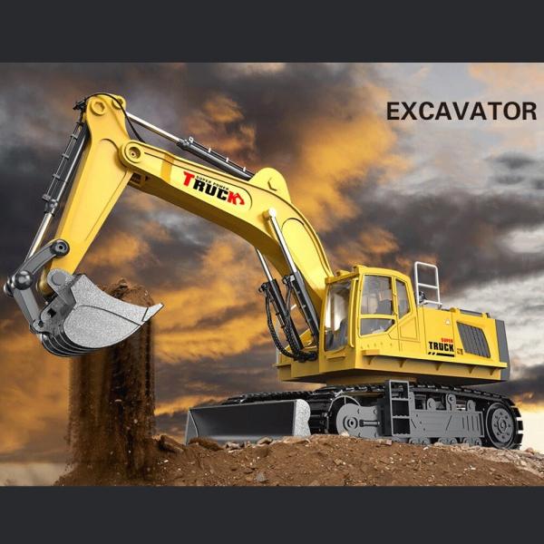 Remote Distance 10-100 Feet 13 Channel RC Construction Vehicles for Kids 3-10 Years Old