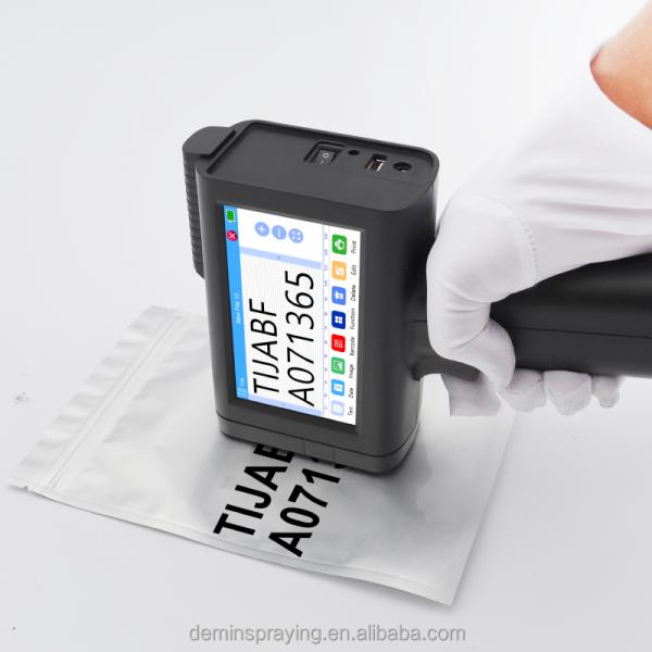 M10 Handheld Inkjet Printer Expiry Date Coding Qr Coding Machines Hand Printer Paper Electric Cartons Date Printing Machine