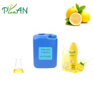 OEM Service Home Lemon Fragrance Scented Body Wash with Colourless Oil