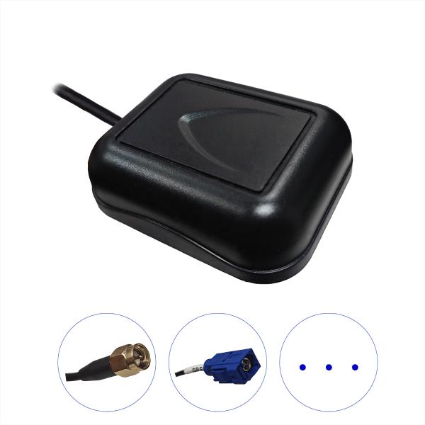 High Gain Galileo GPS & BDS Car Antenna Connector and 3M Cable for Global Satellite Navigation