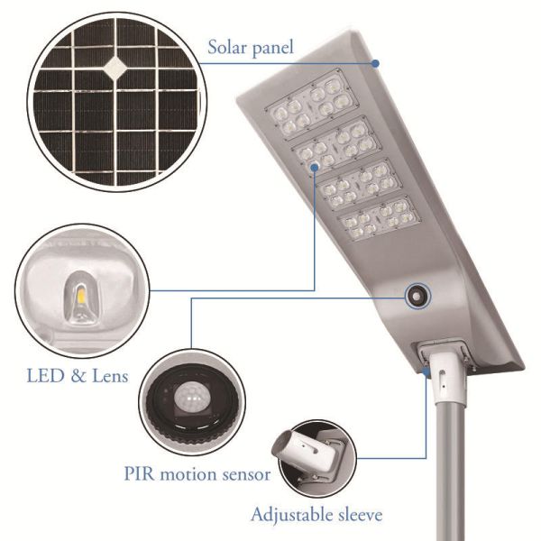 Solar Street Lights Featuring High Illumination LED Technology and Durable Weatherproof Construction for Rural Road Lighting