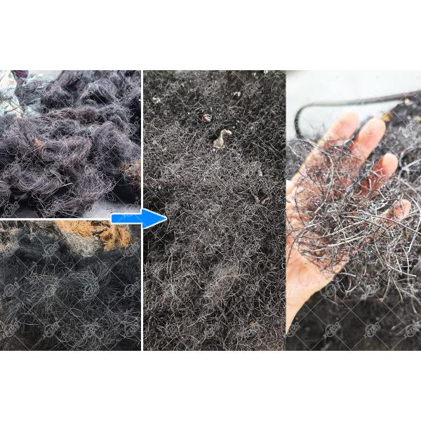 Máquina de limpieza de alambre de pirólisis Trituradora de alambre de pirólisis neumático triturador de alambre de acero residuos de acero triturador pre