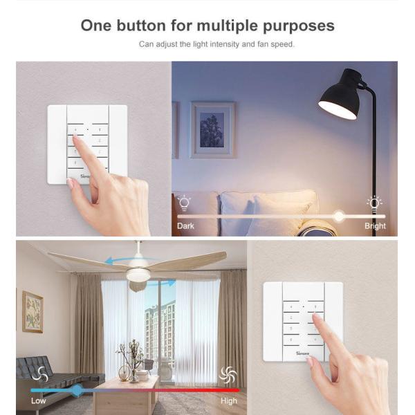 Smart Home SONOFF RM433 Remote Controller Updated version Suitable for SONOFF Basicrf/ Slampher/ 4CH Pro R2/ TX series