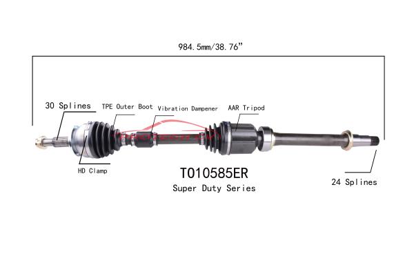 Toyota RAV4 Cv Axle Left And Right Cv Complete Assembly  Cold Forging Grinding