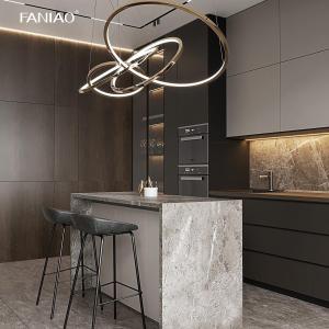 Современные импортные вытяжные дубовые деревянные массивные деревянные зерновые кухонные шкафы с островами