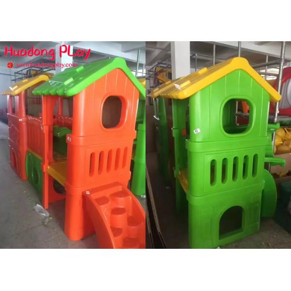 Home Nursery Outdoor Active Play Equipment  , Small Magic Villa Playhouse 3.4x2.2x1.8m