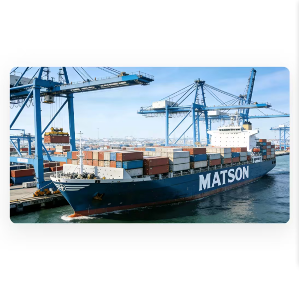 Full Container Ocean Freight Shipping Arrival At Port Bulk Cargo Customs Declaration