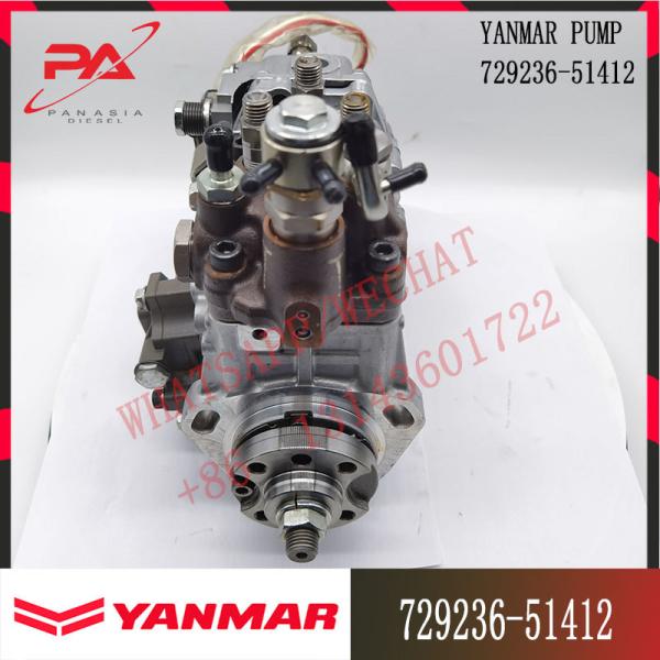 Pompe d'injection de YANMAR 729236-51412 pour 4TNV88/3TNV88/3TNV82 le moteur diesel 72923651412