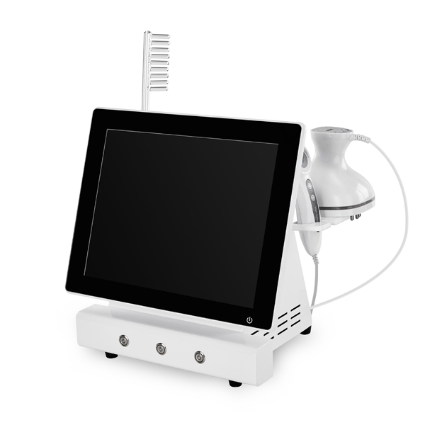 Máquina de masaje capilar para salón con 4 cabezales de tratamiento para el crecimiento del cabello, grado clínico