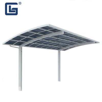 Outdoor Aluminum Polycarbonate Carport Kits L Type Wind Resistant