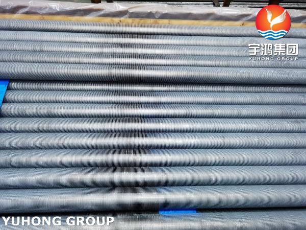 0.4mm Fin Thickness Extruded Fin Tube ASTM A179 Aluminium Strip Al1060 For Air Cooler