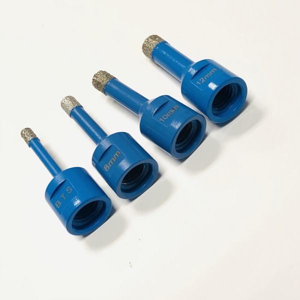 резцы отверстия диаманта битов пустотелого сверла 6/8/10/12 mm 4pcs кафельные для фарфора