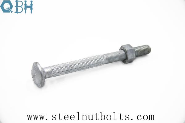 ASTM A394 Diam 3/4-10UNCx9 1/4Lg HDG Carbon Steel Step Bolts A394T-1