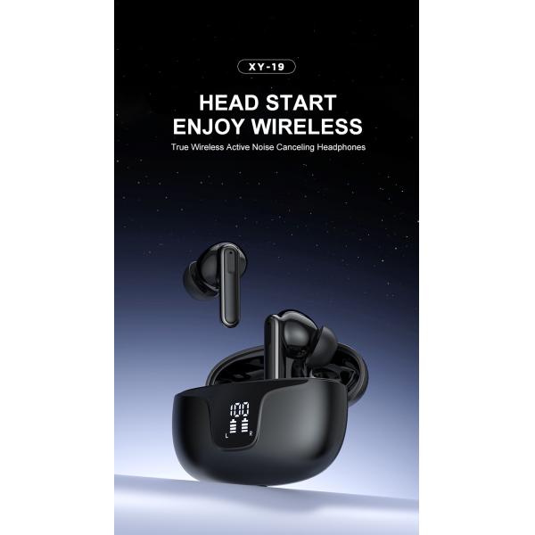 Noise Isolation Wireless Earbuds with ABS Silicone Material 3-4 Hours Music Time and Waterproof Design