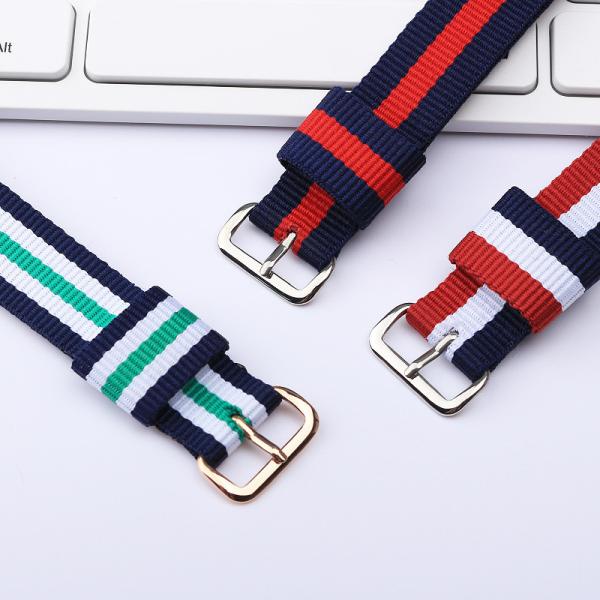 Canvas Navy nylon band for watch sports watchband strap belt  women men watches accessory bracelet wristband DIY parts 2