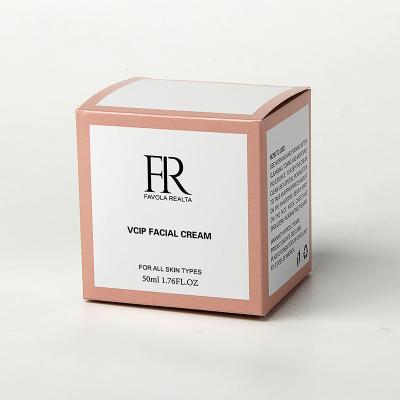 caixa de empacotamento de creme de 7.5cm Skincare para os produtos de composição Box3 de papel cor-de-rosa