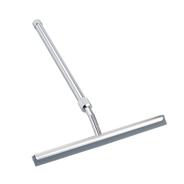 Extension Long Handle Stainless Steel Glass Squeegee with Ajustable Knob
