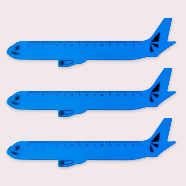 Hot selling OEM wholesale creative stationery 15CM students airplane shape