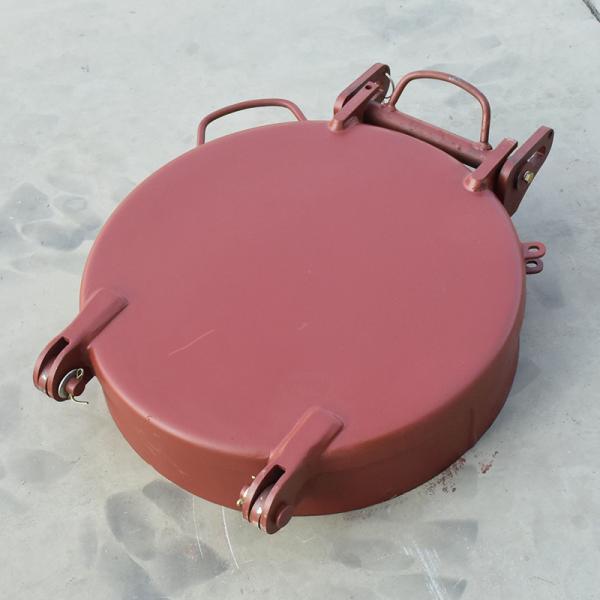 One Touch Quick Open Manhole Cover For DN 450mm Transportation Tank Products On Tanker Truck