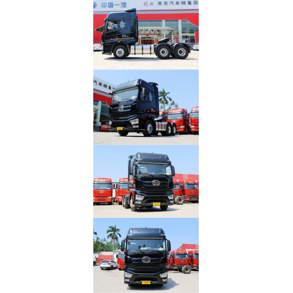 le camion de remorque de tracteur de 6x4 500hp avec le moteur de Xichai CA6DM3-50E5 et les 12R22.5 fatiguent