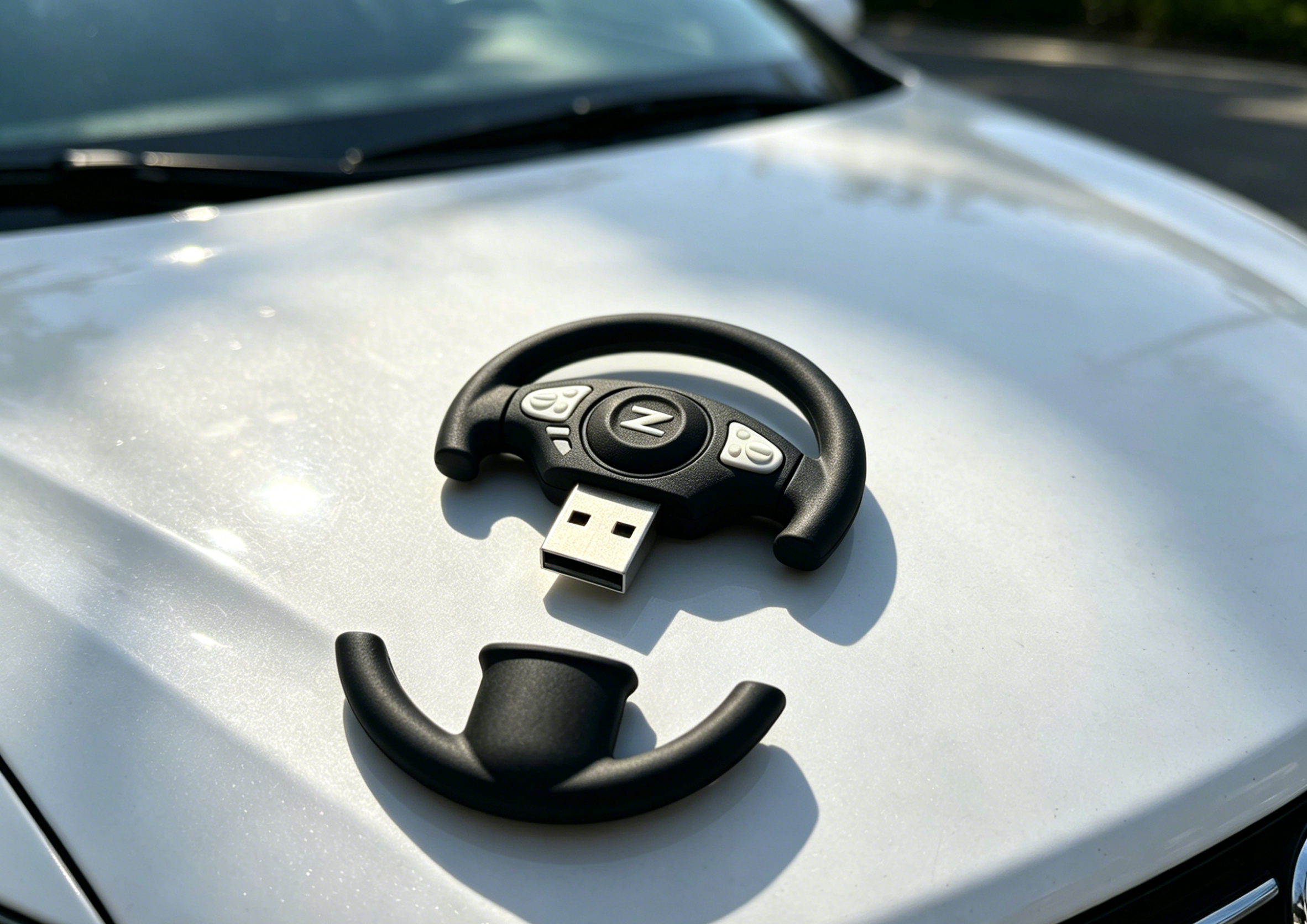 Open Mold By Custom USB Flash Drives By Car Steering Wheel Shaped Usb Memory