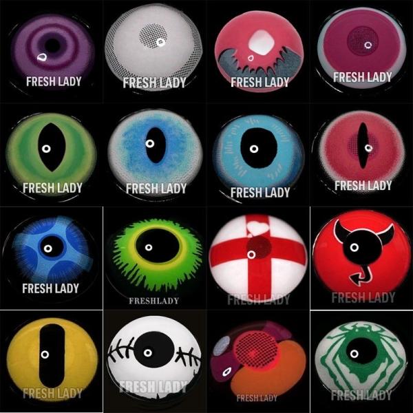 Cosplay Custom Contact Lens Crazy Halloween Color Contact Lenses Cosplay