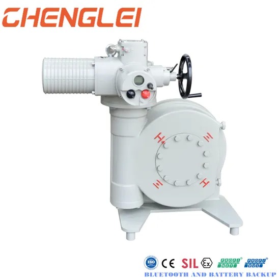 Chenglei DQ 4000N.m 90 Degree 4-20mA Intelligent Electric Rotary Actuator for HVAC