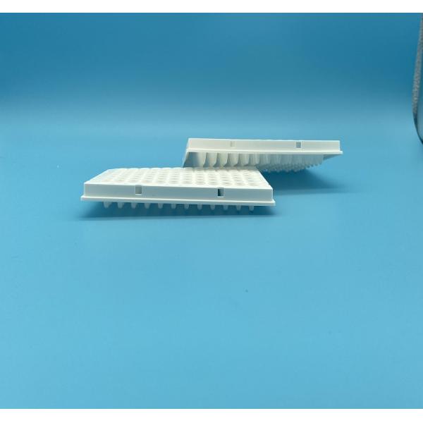 White Deep Well PCR Plates 0.1ml PCR 96 Well Non Skirted