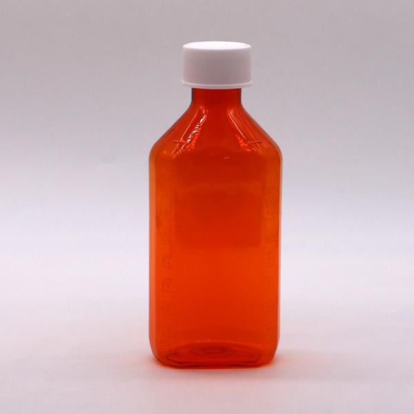 Custom Color Translucent PET Plastic Oral Liquid Syrup Bottle with Measuring Scale