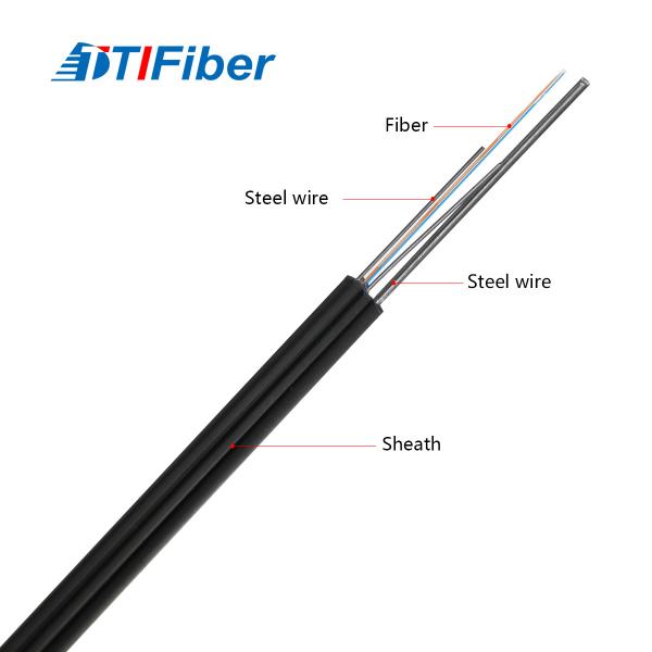 G657A1 G657A2 Gjyxch Волоконно-оптический кабель FTTH Внешний 4 ядра плоский капли самоподдерживаются