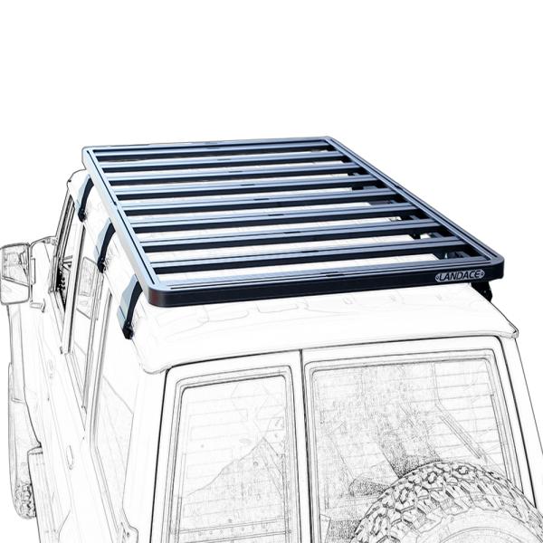 Aluminum Roof Cargo Camping Universal SUV Roof Rack with E-coat Powder Coat Finish