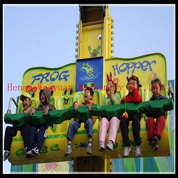 export thrill rides sky drop frog jumping amusement rides manufacturer