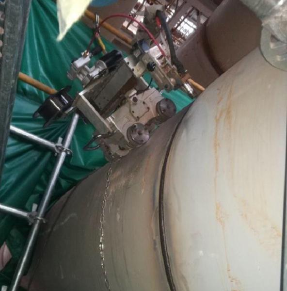 Large Size Pipeline Orbital Welding Machine with PLC Control