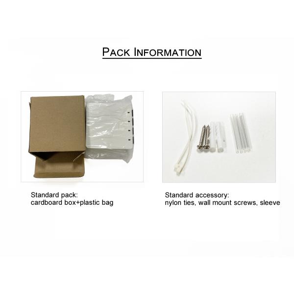 4 портовый небольшой внутренний коробка для окончания волокна для 35 мм DIN стойки