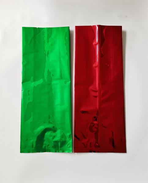 Tea Flat Bottom VMPET Gusset Bag Packaging Folded Inside Reducing Space