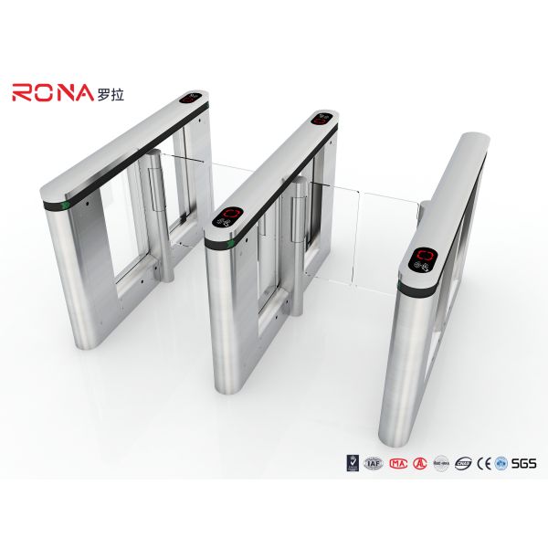 304 Stainless Steel Speed Gate Turnstile Access Control Multi Color Plating
