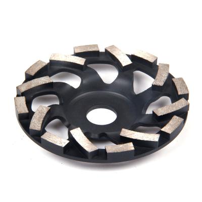 Segmented Sector Shaped Turbo Diamond Abrasive Wheel Tungsten Carbide Material