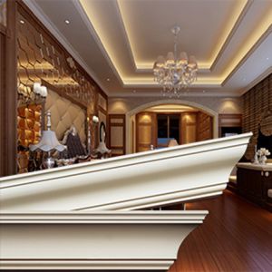 New Design Anti-Erosion Beautiful Plain Polyurethane Interior Moulding