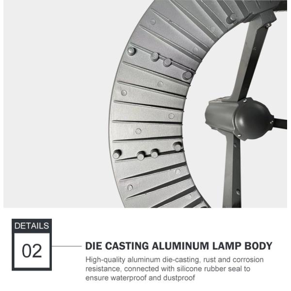 Garden Lamp 30W 3000-6000K IP65 600*600*390MM 5KG 140-76MM 3-6M