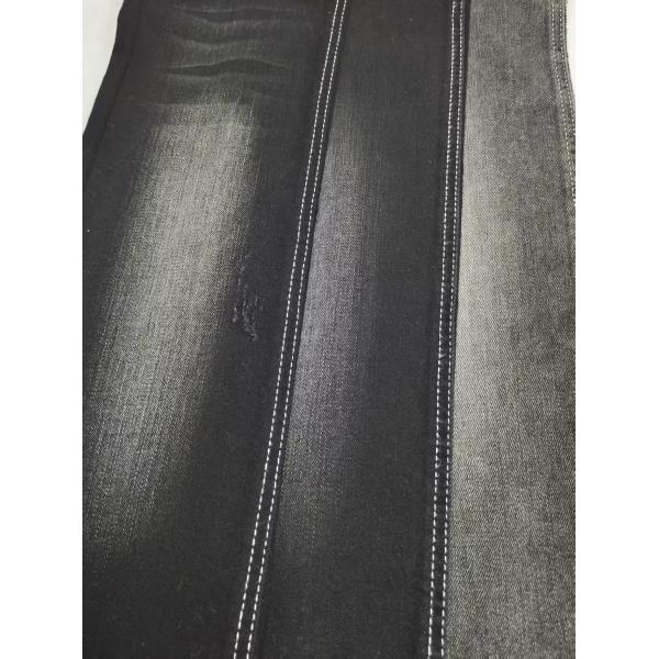 Weak Stretch Dual-Core Siro Yarn Cross Slub  85%Cotton BLACKBLACK 10S Denim Fabric For Jeans Or Jacket