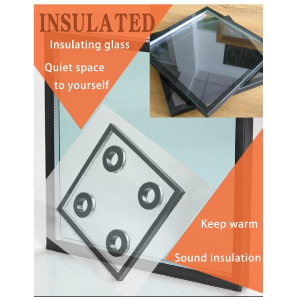 6mm Qingdao Argon Filled Lowe Tempered Insulated Glass Panels for Exterior Windows Wall