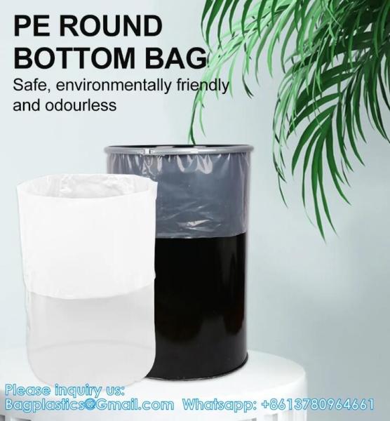 Heavy Duty Large Plastic Round Bottom Drum Liner Bag 55 Gallon Drum Liners Plastic Drum Liner Bag For 200ltr