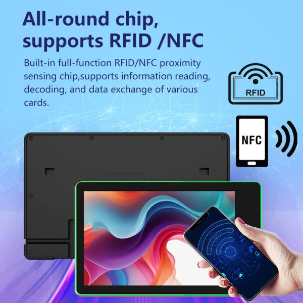 10.1インチ壁掛け型ビジネス向けAndroid 14タブレットPC、タッチスクリーン、Rockchipクアッドコア、LEDライト搭載、会議室予約、スケジュール管理システム用
