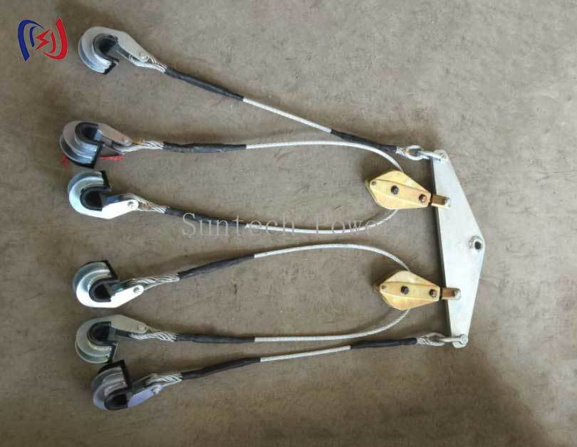 ST Series Multiple Bundle Conductor Lifter for 2-8 Conductors with 24-320KN Rated Load and Aluminum Alloy Frame