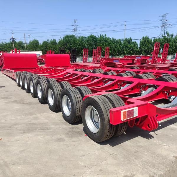13T 7-Axle 20ft 40ft Container Chassis with Gooseneck Skeleton Truck Frame Semi-Trailer