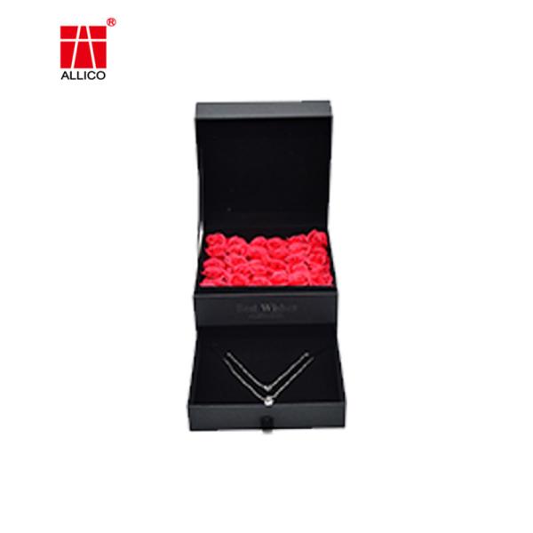 SGS Handmade Romantic Flower Bouquet Gift Box For Necklace ALLICO