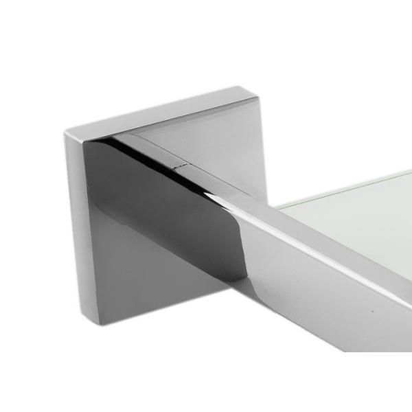 Нержавеющая сталь 304 аксессуары ванной комнаты стеклянная полка полированная для декораций